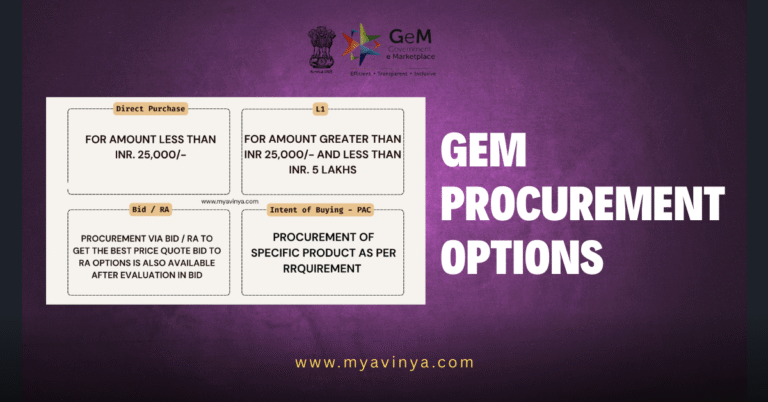 gem procurement options