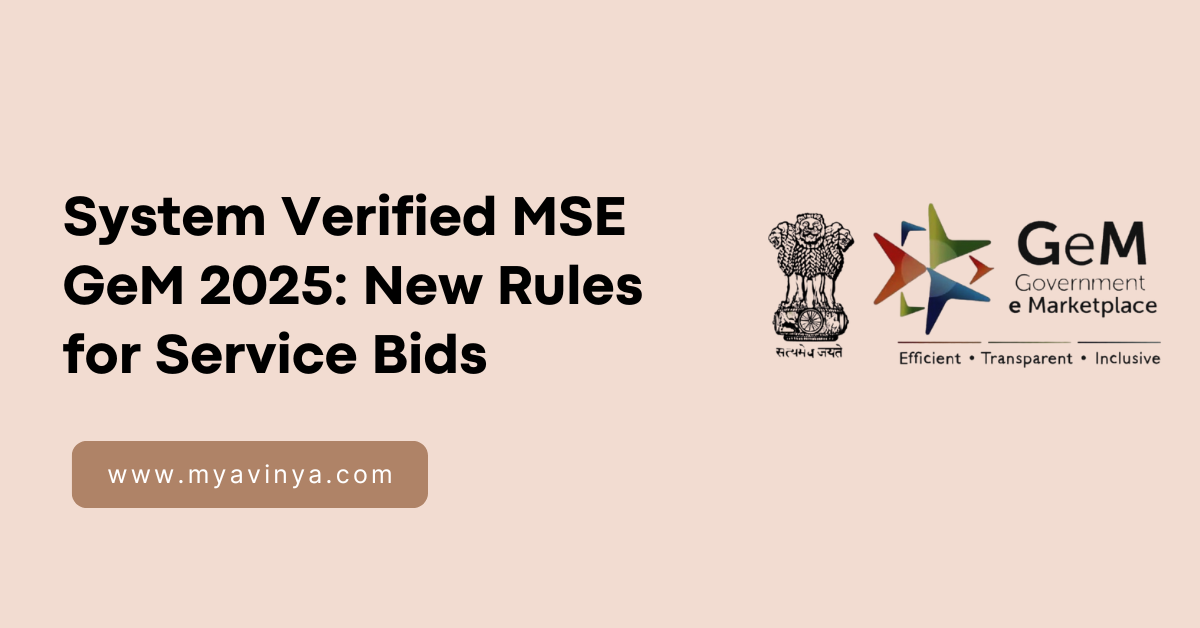 System Verified MSE GeM 2025